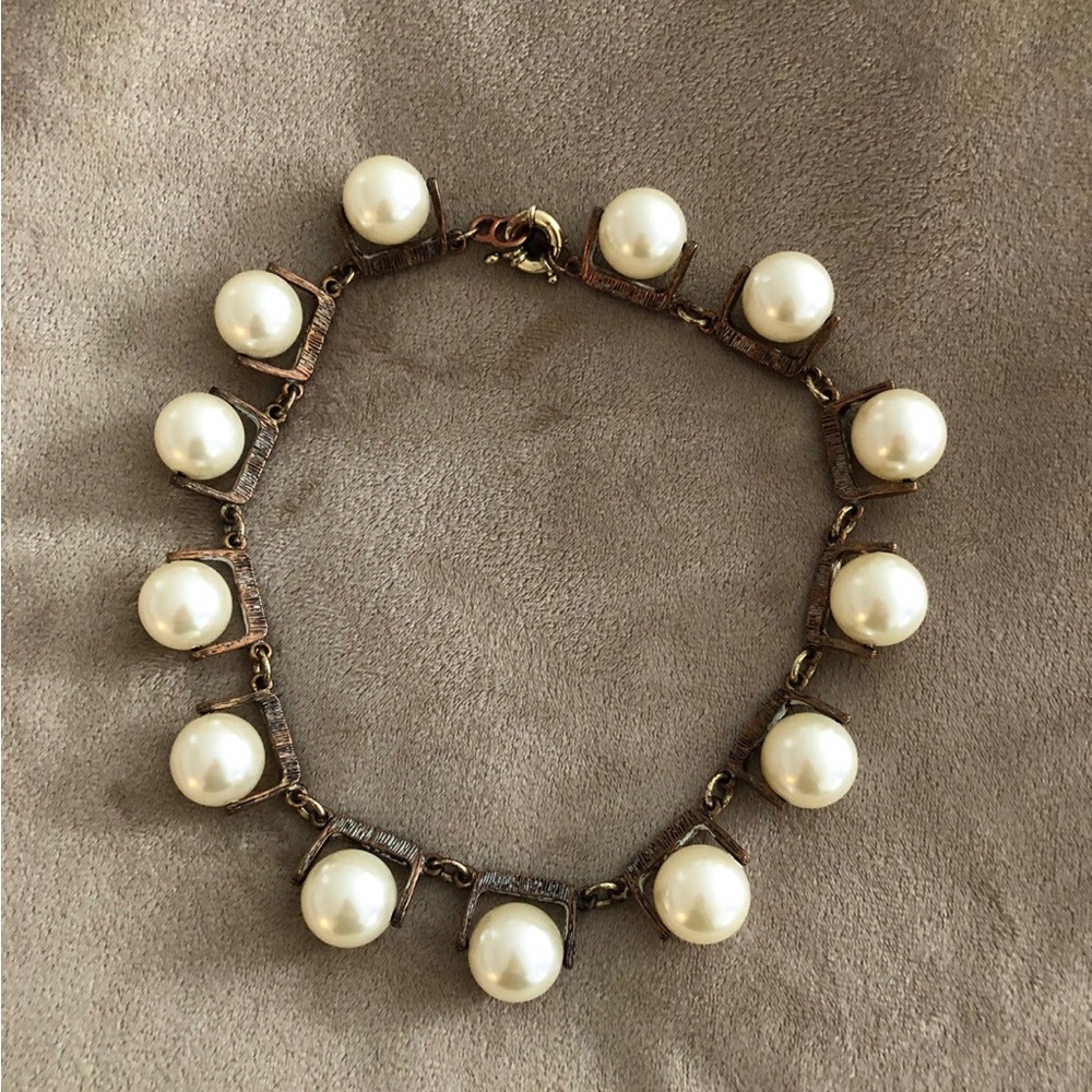 Pearl Necklace Faux Pearl Necklace Large Pearls Necklace
